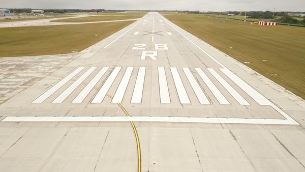 The new north runway at Dublin Airport