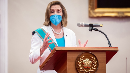 It comes after House Speaker Nancy Pelosi visited Taiwan, prompting mainland China to launch a show of force (File pic)