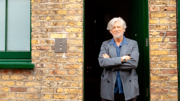 Adam Clayton pictured outside Francis Bacon's London home.