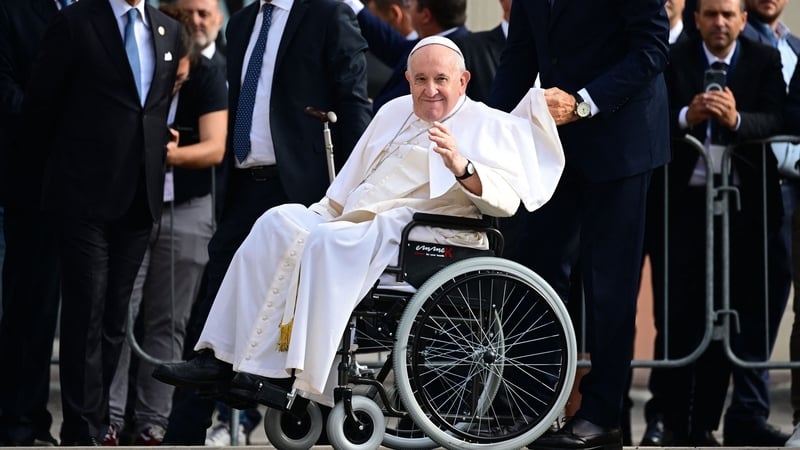 Pope Francis has been struggling with a knee problem that has limited his ability to walk