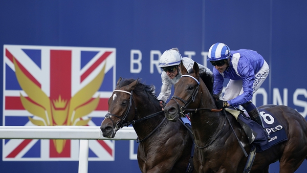 Baaeed (near side) beat Palace Pier in the QEII at the corresponding fixture last season