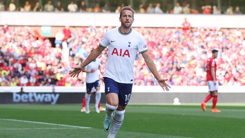 Kane with Tottenham's second