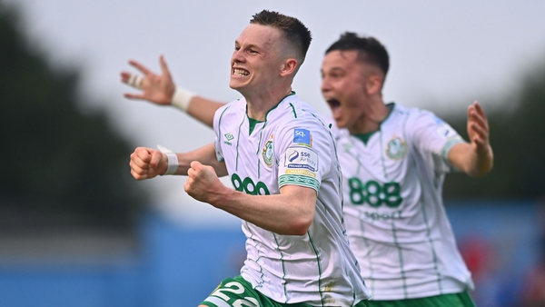 Andy Lyons once again provided a telling goal for Shamrock Rovers