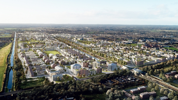 Clonburris will be a new suburb of Dublin, with plans for housing for more than 25,000 people