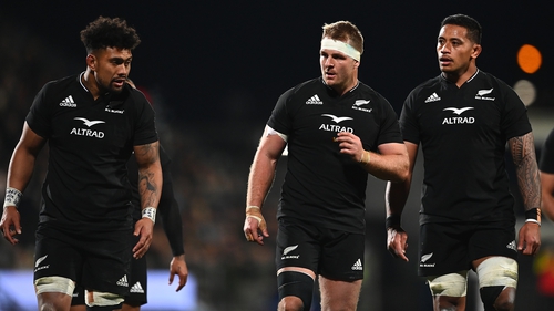 Ardie Savea (L), Sam Cane (C) and Shannon Frizell (R) were on the losing side again at the weekend