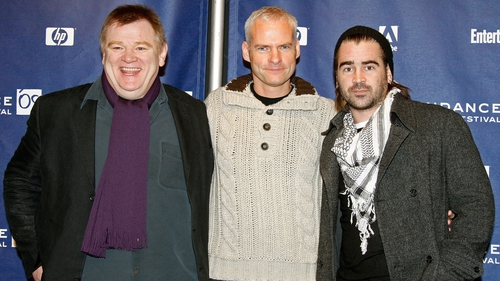 Brendan Gleeson, Martin McDonagh and Colin Farrell at the premiere of In Bruges at the Sundance Film Festival in Park City, Utah in January 2008 Photo: Getty Images