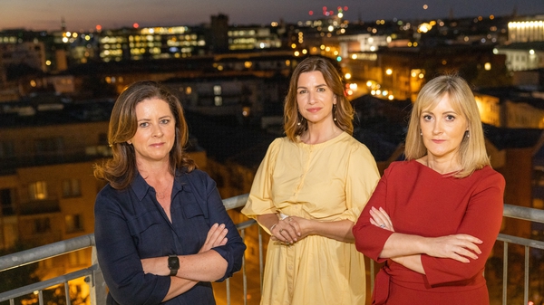 Emma Burrows, Legal, Regulation and Corporate Affairs Director at Bord Gáis Energy; broadcaster Clare McKenna; and Ciara Carty, Director of Services at Focus Ireland; at the launch of Shine A Light Night. Pic: Naoise Culhane.