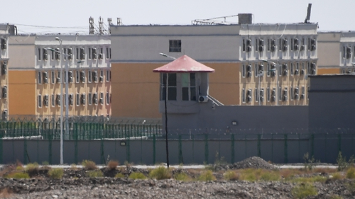 The Artux City Vocational Skills Education Training Service Centre in June 2019, believed to be a re-education camp where mostly Muslim ethnic minorities are detained in northwestern Xinjiang