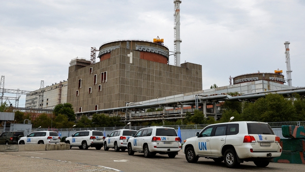 The UN inspectors have spent a second day at the Zaporizhzhia plant