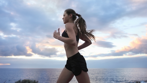 woman running