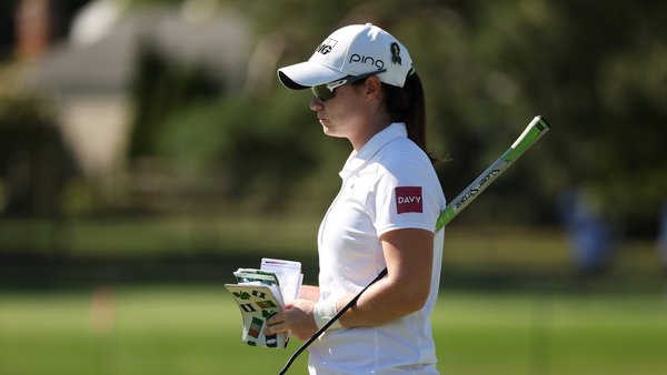 Leona Maguire in first-round action at the Dana Open