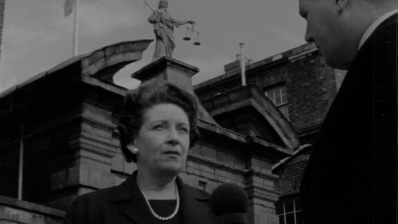District Justice Eileen Kennedy in 1967 when she was appointed to chair the Commission into Ireland's Industrial and Reformatory schools. Photo: RTÉ