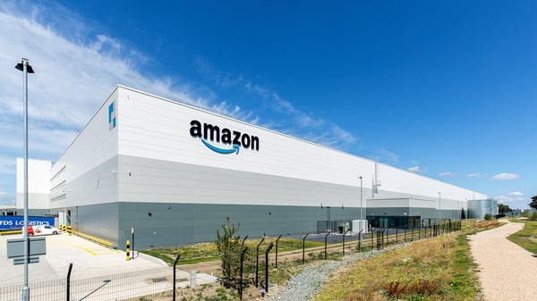 Amazon's distribution centre in Baldonnel, Co Dublin