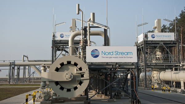 The Nordstream gas pipeline runs under the Baltic Sea from Russia to Germany