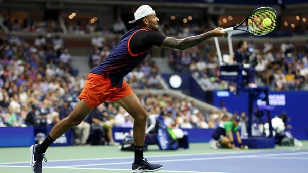 Nick Kyrgios is through to the US Open quarter-final
