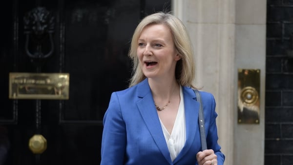 Liz Truss outside No 10 as the newly appointed Lord Chancellor and Justice Secretary on 14 July 2016