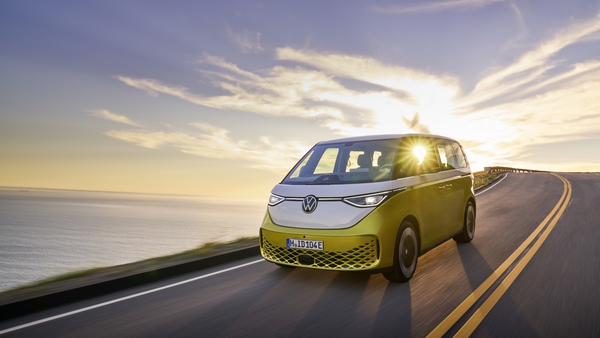 The VW Buzz is inspired by the company's original camper van
