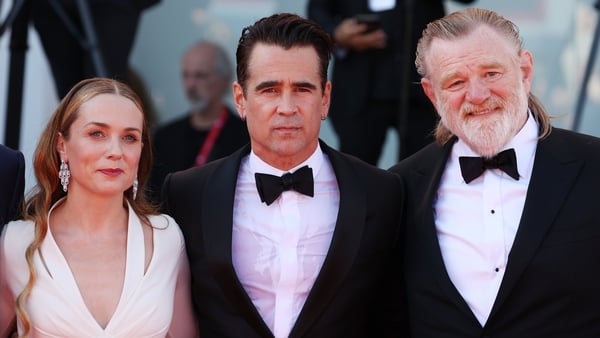Kerry Condon, Colin Farrell and Brendan Gleeson at the Venice International Film Festival - The Banshees of Inisherin opens in Irish cinemas on Friday 21 October