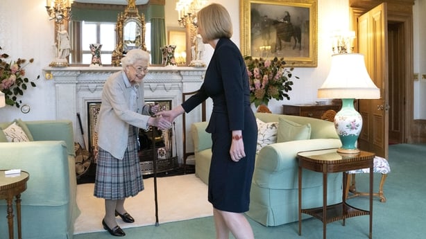 Liz Truss met Queen Elizabeth in Balmoral this afternoon
