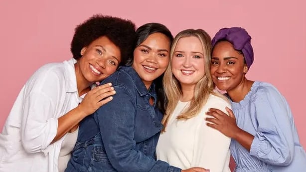 (L-R) Natalie Lee, creator and author, 'Style Me Sunday', Maria Reyes, IT Cosmetics' retail and education manager, Rose Gallagher, make-up artist and Nadiya Hussain (IT Cosmetics/PA)