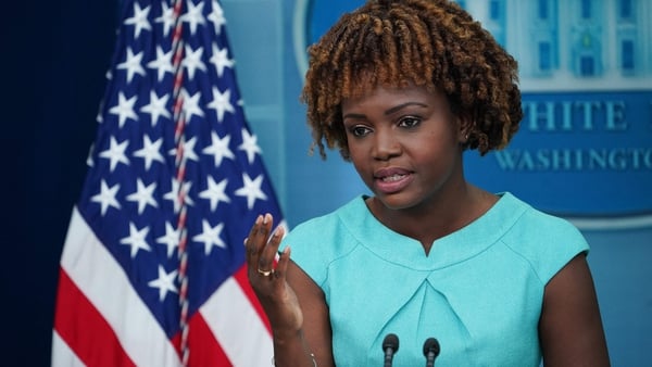 White House press secretary Karine Jean-Pierre undermining the protocol would 'not create a conducive environment' for trade talks