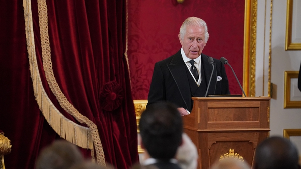 Charles automatically became king on the death of his mother, Queen Elizabeth II