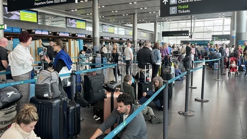 Passengers boarding Aer Lingus flights faced cancellations for departures from 2pm onwards
