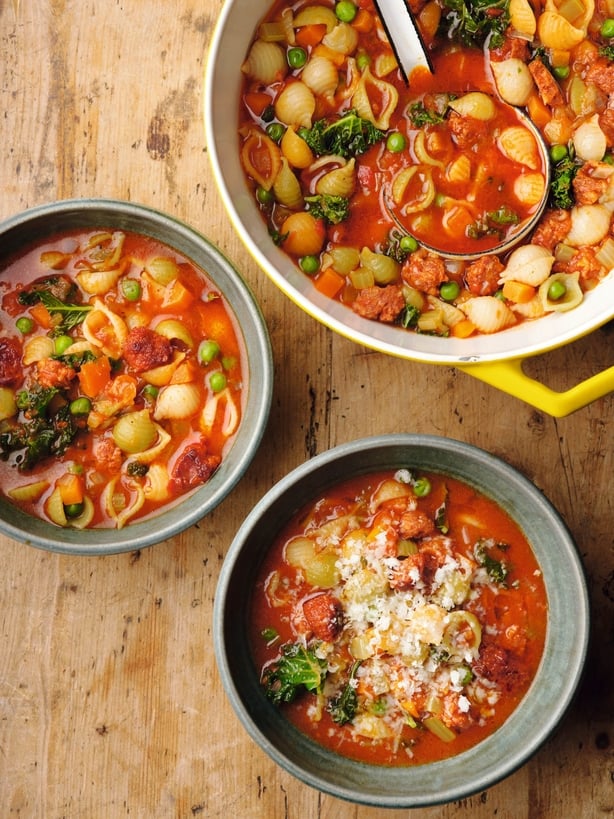 Tom Kerridge's 'fridge raid' soup