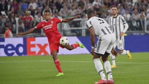 David Neres was among the goals for Benfica
