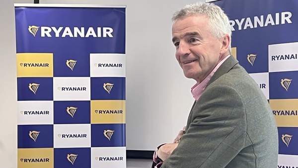 Ryanair's group CEO Michael O'Leary says the airline's bookings are 'surprisingly strong'