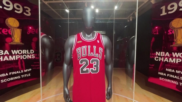 Michael Jordan's 'Last Dance' Chicago Bulls jersey sells for record $10.1m, Michael Jordan