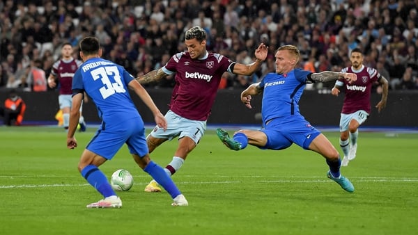 Gianluca Scamacca was the star of the show for West Ham