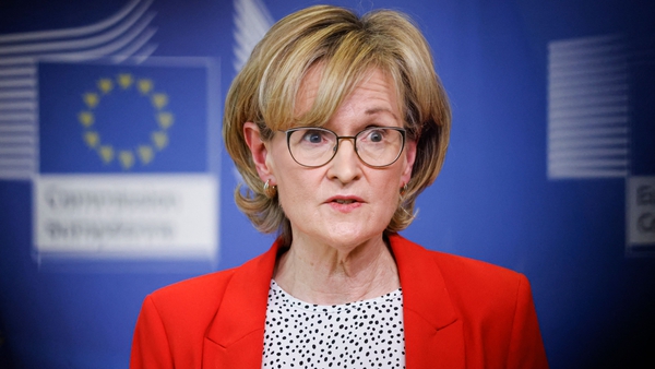 EU financial services commissioner Mairead McGuinness