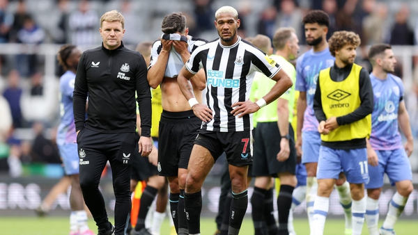 Manager Eddie Howe and Newcastle were left frustrated
