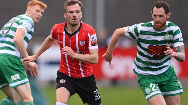 Shamrock Rovers hold a six-point lead but have watched Derry City slowly creep closer