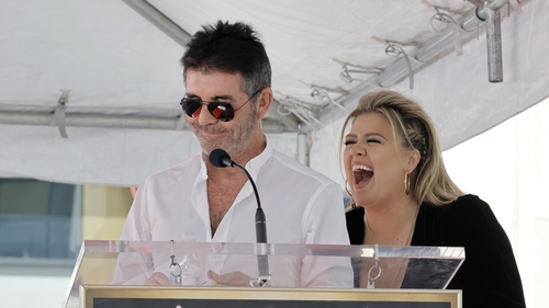 Simon and Kelly Clarkson