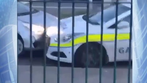 Gardaí are investigating if footage is available of the people in the cars
