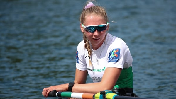 Lydia Heaphy was second in her repechage to advance to the A/B semi-finals