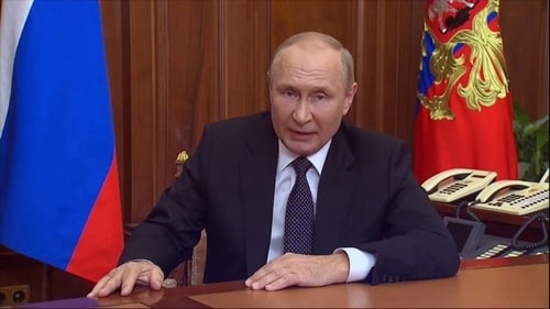 Vladimir Putin said that Russia has 'lots of weapons' and that they will use all resources they have