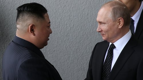North Korea said: 'We have never exported weapons or ammunition to Russia before and we will not plan to export them'