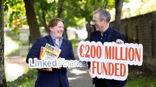 Andy Byrne, co-founder of Schoobooks.ie and Niall O'Grady, chief executive of Linked Finance