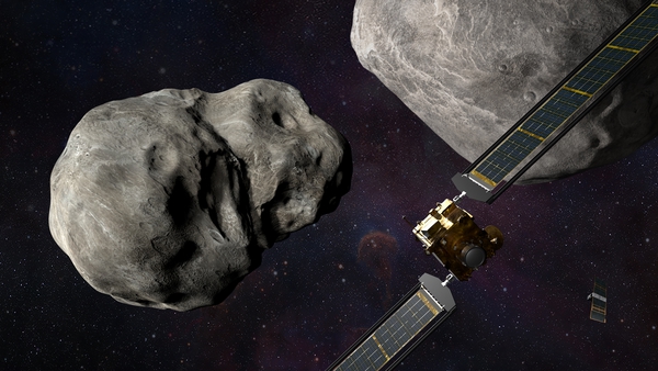 A spacecraft built by Nasa is set to intentionally crash into a small asteroid as part of a planetary protection test mission.