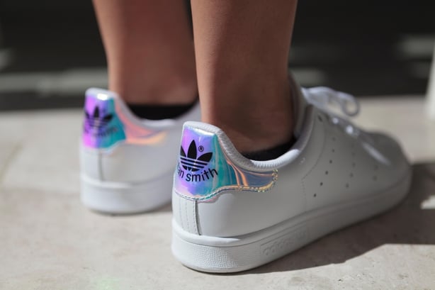 white trainers