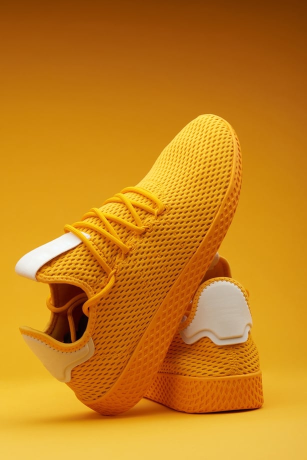 yellow trainers