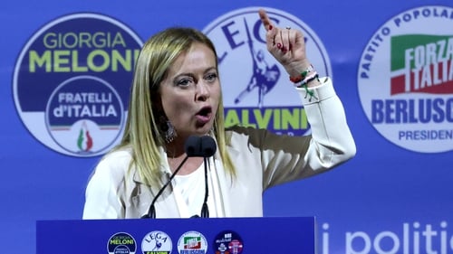 Giorgia Meloni's coalition programme calls for tax cuts, higher pensions and benefits for families