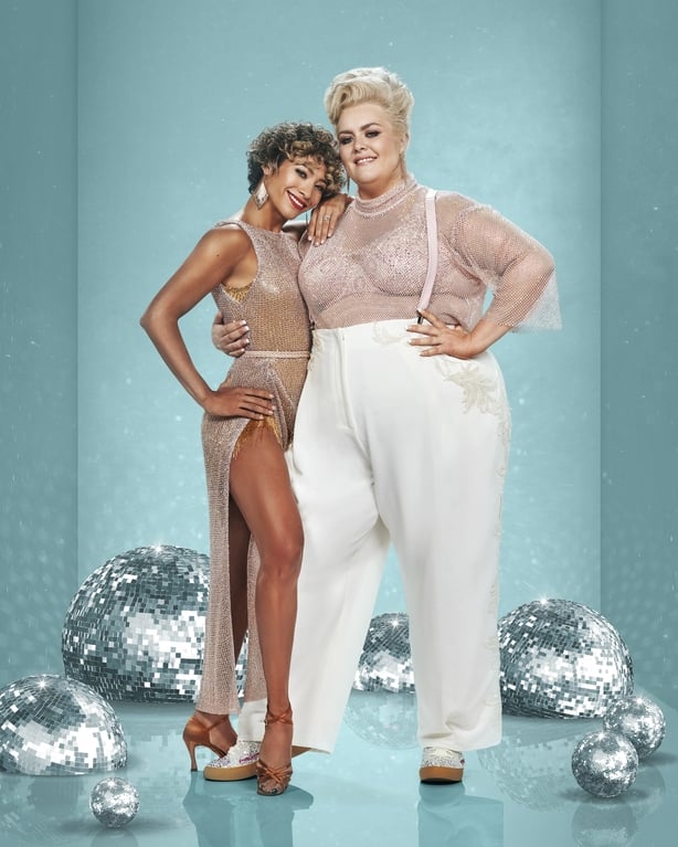 Karen Hauer and Jayde Adams