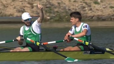 Gold - Paul O'Donovan and Fintan McCarthy retain their World Rowing title