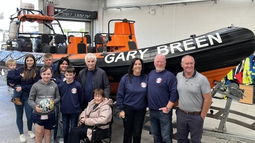 Gary Breen's family raised £60,000 for the Lough Neagh Rescue Service
