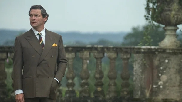 Dominic West as the then Prince of Wales in The Crown