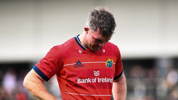 Peter O'Mahony played his first game of the season at Rodney Parade